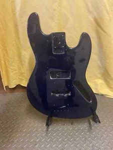 Blue Sparkle Jazz Style Body for Bass Guitar Project - Picture 1 of 2