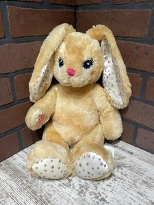 Build A Bear 17 Zoll Plüschhase Kaninchen Sterne auf Wangenohren & Füßen, drehbare Gelenke - Bild 1 von 9