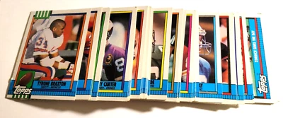 1990 Topps NFL Lot of 62 Football Cards Three Duplicates - Image 1 of 4