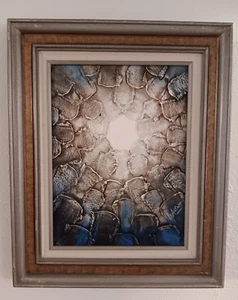 Frank Walcutt Abstraktes Acryl Ölgemälde MCM 1970-80er Jahre Seltener Fund - Bild 1 von 8