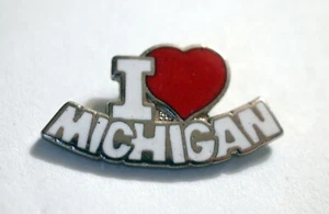 I Love Michigan Anstecknadel, Sprüche Anstecknadel - Bild 1 von 2