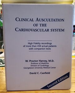 Clinical Auscultation of the Cardiovascular System Cassette Book Harvey Canfield