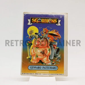 Vintage Garbage Pail Kids - SGORBIONS 1 1a Serie - 3 Gennaro Pattumaro - Picture 1 of 1