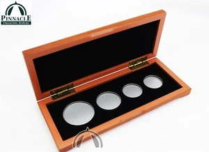 Cherry Finished Wood Box for Indian Head Gold Coin Set $10 $5 $2.5 $1 - Picture 1 of 10