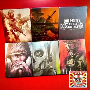 Lot 6 Call of Duty Modern Warfare 1 2  WW2 Black OPS 3 6 Limited Steel Case GEO - Picture 1 of 12