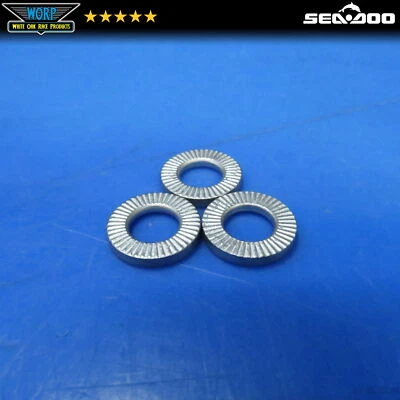 3 NEW OEM 2019 SKIDOO GRAND TOURING RENEGADE ACE 900 TURBO WASHERS 420827520 - Image 1 of 4