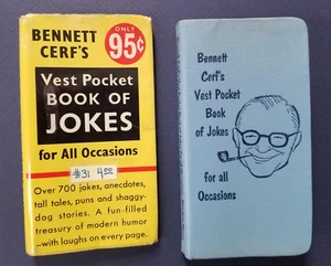 VINTAGE 1956 BENNETT CERF'S Vest Pocket Book Of Jokes For All Occasions 1st Ed. - Imagen 1 de 5