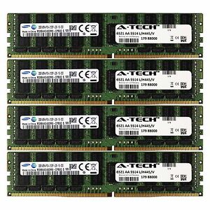128GB Kit 4x 32GB PC4-17000 LRDIMM DELL POWEREDGE R730xd R730 R630 Memory RAM