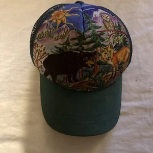 Sunday Afternoons Artist Series Hat Bear Fox Owl Sun Snapback Youth Cap - Picture 1 of 9