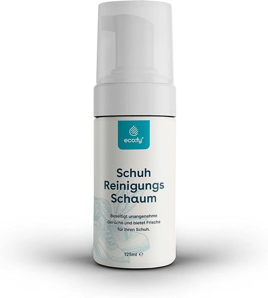eco:fy Schuh-Reinigungsschaum Reiniger für Stoff Leder Mischgewebe Membran 125ml - Bild 1 von 4