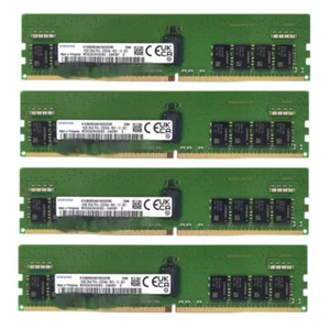 Samsung 64 GB (4X16 GB) 3200 MHz DDR4 PC4-25600 ECC Registrado RDIMM Memoria RAM - Imagen 1 de 6