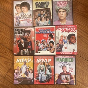 Lot 1970s 1980s TV Show Series DVD Sets SOAP Mama's Family Bosom Buddies Sanford - Picture 1 of 1