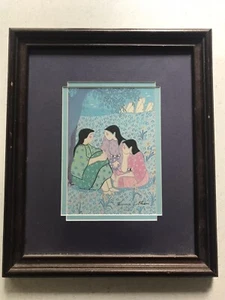 VIRGINIA STROUD Framed Print 1986 - 12” X 10” - Picture 1 of 3