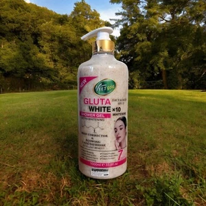 Veetgold GLUTA-WHITE X10 Whitening Shower Gel 1000mlx 1 - Picture 1 of 6