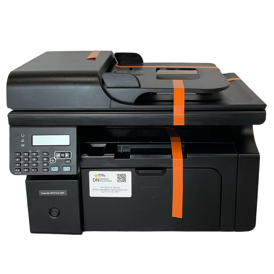 HP LaserJet Pro M1212nf MFP All-in-One Laser Printer CE841A TONER INCLUDED - Image 1 of 4
