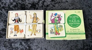 Tops And Tails Around The World - passendes Kartenspiel - 50er Jahre - Piatnik, Wien - Bild 1 von 3