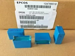 10 unidades condensadores de lámina Epcos - 1.0uF - 750V - MKP - 10% - RM27.5 - Imagen 1 de 1