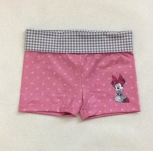 BNWT Disney Parks Minnie Mouse Girls Shorts Size XXS (2-3) Pink Polka Dots - Picture 1 of 1