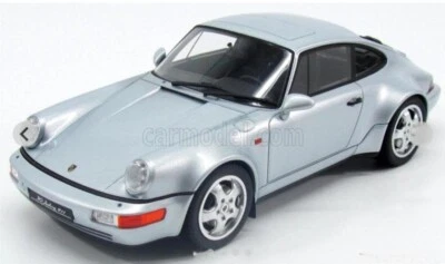 Porsche 911 964 Carrera Coupe 30th Anniversary 1990 Silver 1:18 GT Spirit ZM031 - Image 1 of 4