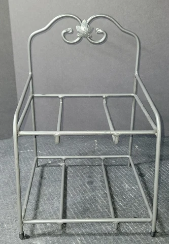 Longaberger Little Bin Basket Wrought Iron Stand Cover