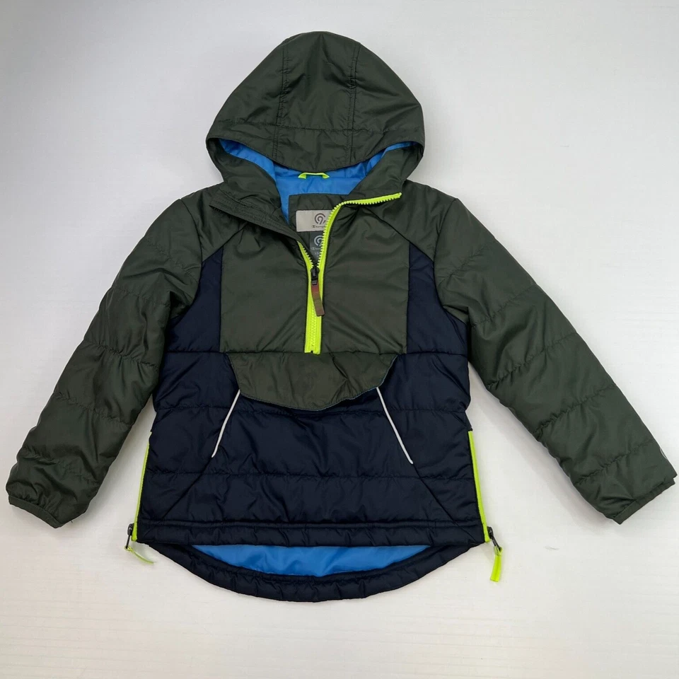 Champion Jacket Boy Extra Small Youth Puffer Hood Half Zip Winter C9 Core No - Image 1 of 4