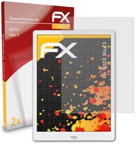 atFoliX 2x Film Protection d'écran pour Onyx Boox Max 3 mat&antichoc - Photo 1/9