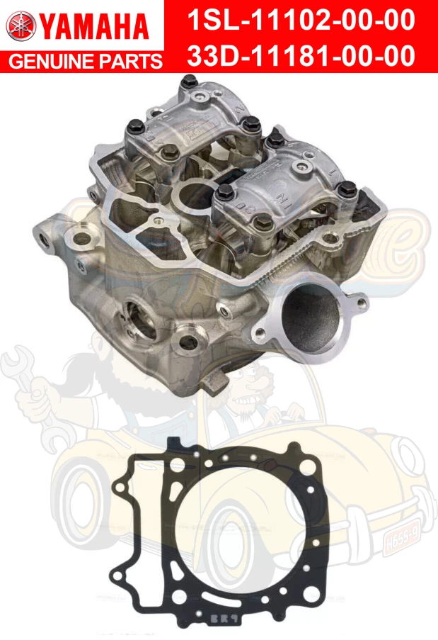 Kit de culata y junta Yamaha 2014-2017 YZ450F genuino 1SL-11102-00-00 Foto 1 de 1