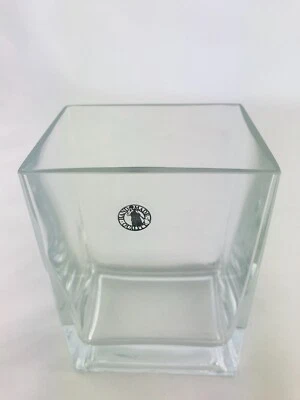 Glaswürfel Glasvase Windlichthalter quadratisch eckig Transparentglas ❤️❤️ - Bild 1 von 3
