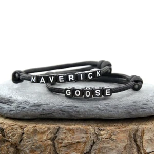 Maverick & Goose 2er Set verstellbare Paracord Armbänder - Handarbeit - UK - Bild 1 von 3