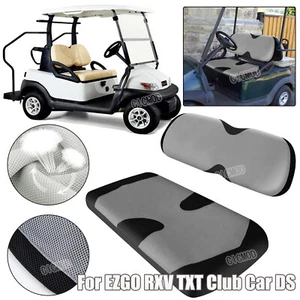 Golf Cart Seat Cover Set for EZGO RXV TXT Club Car DS Washable Breathable Gray - Picture 1 of 12