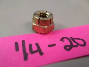 1/4-20 Flexloc Nut Gold - Picture 1 of 4