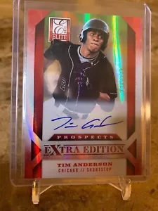 Tim Anderson 2013 Elite Extra Edition 112 Prospects Auto RC /374 B, White Sox - Picture 1 of 1