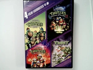 Teenage Mutant Ninja Turtles 4 Film Favorites DVD Collection TMNT I II III - Picture 1 of 2