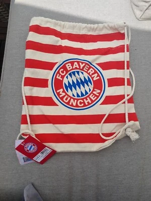 Bayern MÜNCHEN Turnbeutel GYMSACK Jutesack 100% Baumwolle - Bild 1 von 2