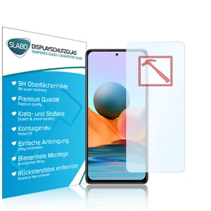 Slabo premium bulletproof film for Xiaomi Redmi Note 10 Pro clear "tempered glass" 9H - Picture 1 of 6