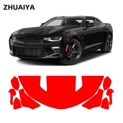 Película de protección de pintura PPF precortada para capó para Chevrolet Camaro SS 2016-2018 Foto 1 de 4