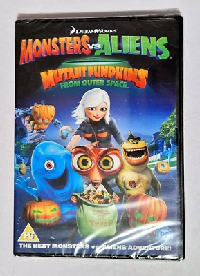 Monsters Vs Aliens, Mutant Pumpkins From Outer Space DVD SEALED Kids Short film - Image 1 of 2