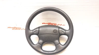 LEDER LENKRAD AIRBAG VW PASSAT 35i 16V VR6 FACELIFT GOLF 3 POLO 6N 3A0419091F - Bild 1 von 4