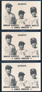 lot (3) 1975 TCMA Appleton Foxes Batboys Brian Garvey Fred Holtz Greg Mielke
