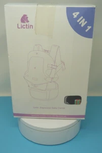 LICTIN ERGONOMISCHE BABYTRAGE 4 IN 1 SCHWARZ - Bild 1 von 3