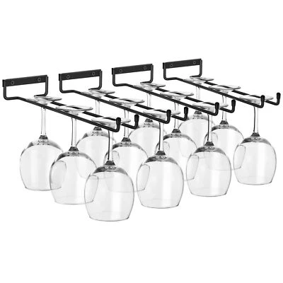 Soporte para copa de vino Sorbus - Soporte para copa de vino montado en la pared de 12 pulgadas para debajo de la cabina... Foto 1 de 4