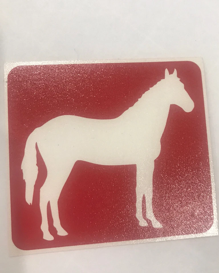 Farm Animal - Horse Glitter Tattoo Stencil Pack - Image 1 of 1