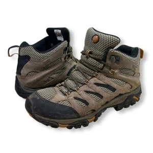 Merrell Moab 2 Mid Waterproof Hiking Boots Vibram Traction Mens 9.5 - Picture 1 of 11