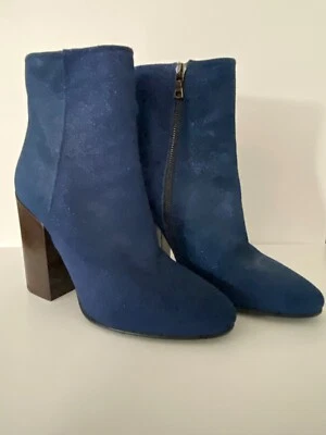 Dries Van Noten синий ботильоны новый без коробки - ЕС размер 37/ США 7 сделано в Италии - Изображение 1 из 4