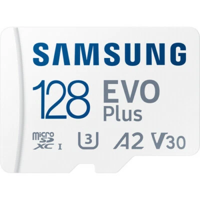 Samsung 128GB EVO Micro SD Memory Card GoPro HERO 9 HERO 10 Black Bones HERO 11 - Image 1 of 2