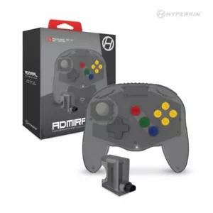 Premium Wireles Controller for Switch, N64, PC Via Blutooth (Clear Black) - Picture 1 of 2