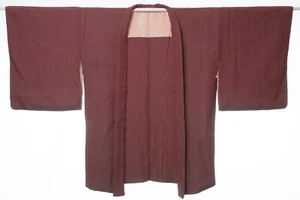 Antiguo vestido chaqueta HAORI vintage japonés kimono seda tejido/D066/620 - Imagen 1 de 7