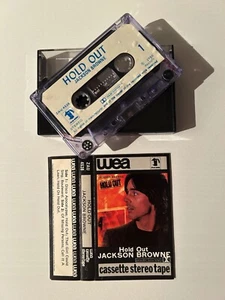 JACKSON BROWNE - HOLD OUT (UK CASSETTE TAPE) - Picture 1 of 4
