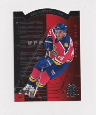 1993-94 Upper Deck SILVER SKATES HOBBY # H4 Rob Niedermayer Florida Panthers - Image 1 of 2