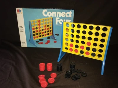 1979 Connect Four Vertical Checker  Board Game-Complete- Good Working Condition! - Image 1 of 4